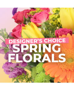 Designer’s choice spring florals